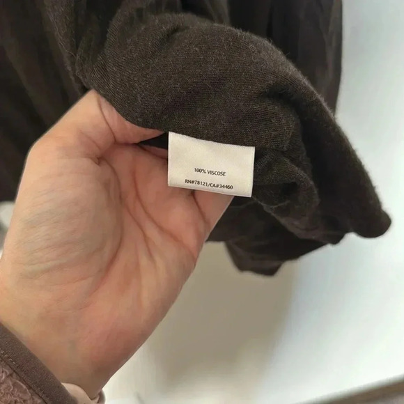 Eileen Fisher Brown Cardigan 100% Viscose Women’s Small Professional Business - Picture 5 of 11